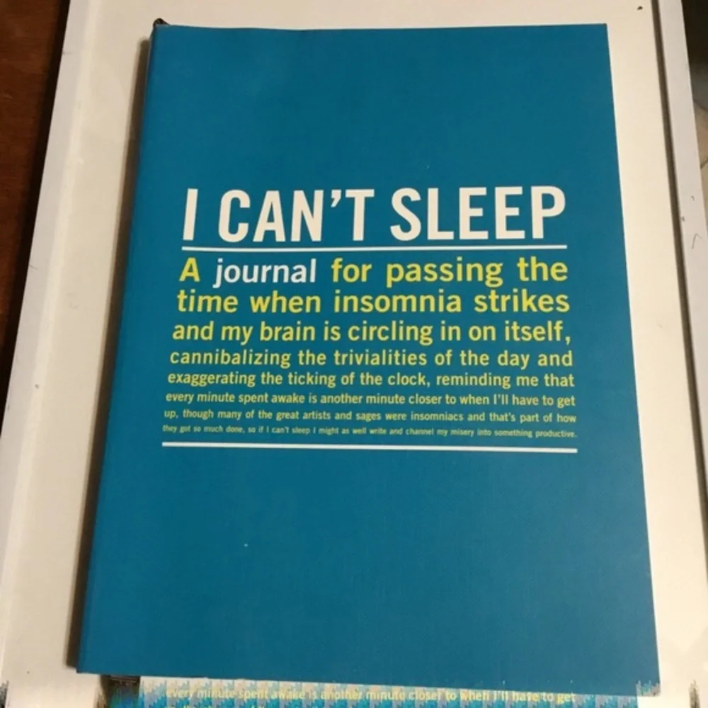 I Can’t Sleep Journal